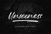 Unseeness, a Script Font by zamjumps (Thumbnail 1 of 10)
