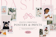 Pastel Christmas 100 Prints, a Background Graphic by Muse Artist (Thumbnail 1 of 14)