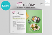 Canva Recipes Cookbook A4 Template, a Magazine Template by DeLaGranSiete (Thumbnail 4 of 11)
