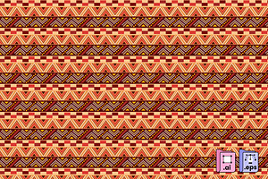 Seamless African Tribal Pattern, a Pattern Graphic by MISS CHATZ