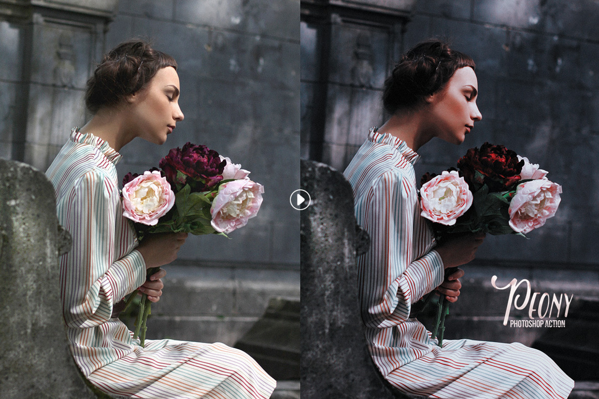 Peony Action for Photoshop preview 7
