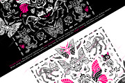 Halloween cats and moths, an Illustration by OlgaSoi007 (Thumbnail 6 of 6)