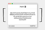 Simple Notes Handwritting Font, a Handwritten Font by Nonceni (Thumbnail 8 of 9)