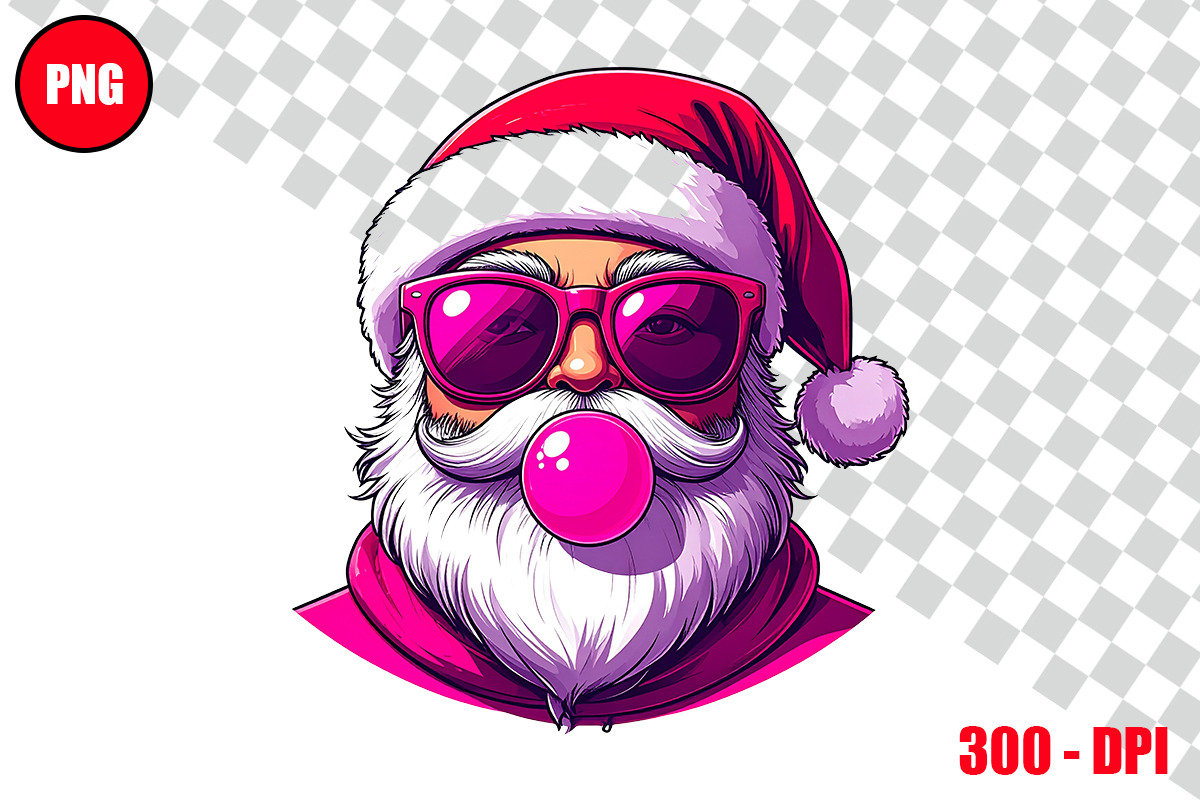 Christmas Santa with Blowing Bundle, a Decorative Illustration by taramija (Photo 4 of 26)