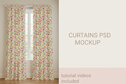 Curtains (DRAPES) Psd mockup, a Household Mockup by jenartstudio (Thumbnail 3 of 3)