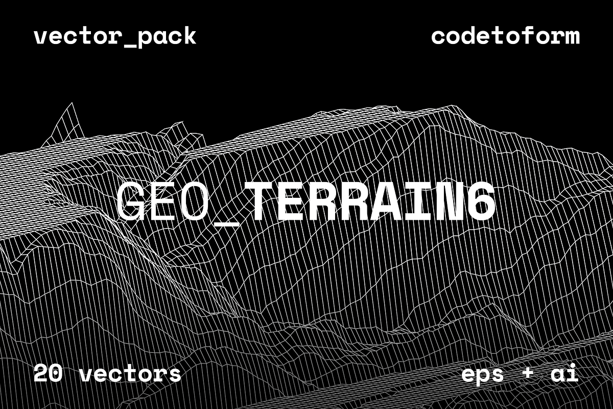 GEO_TERRAIN6 Vector Pack, a Background Graphic by codetoform (Photo 1 of 21)
