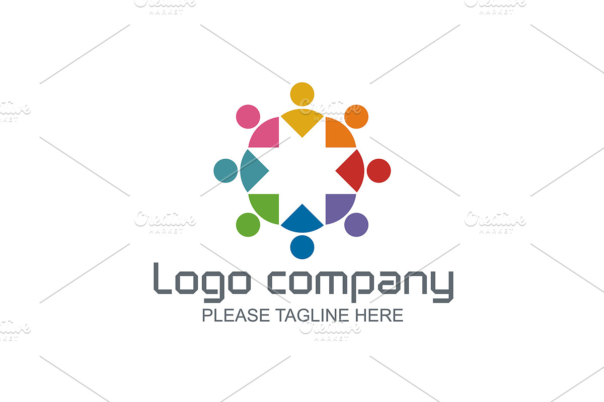 20 Logo Teamwork Templates Bundle, a Branding & Logo Template by Friendesigns (Photo 20 of 21)