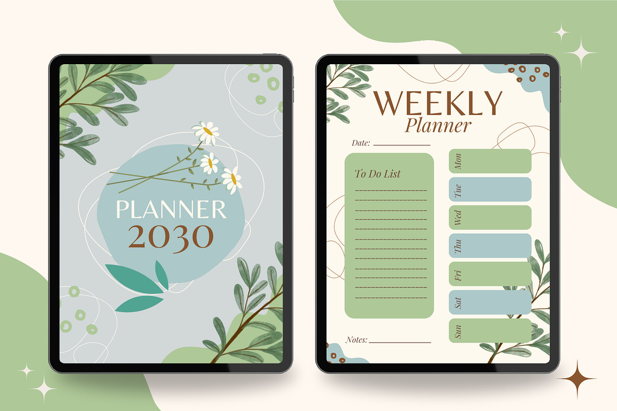 2030 Planner Canva Template Set