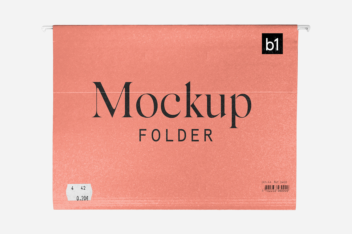 Paper File Folder Mockup, a Product Mockup by Bolderaja1 Studio (Photo 10 of 12)