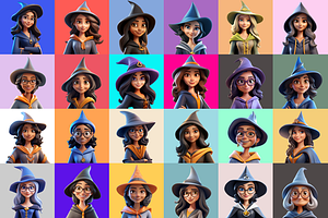 125 Animoji - Wizard Woman