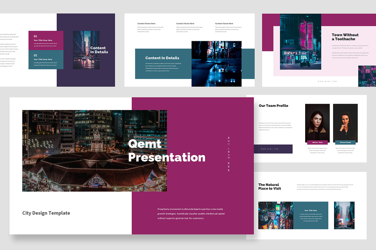 Qemt : Real Estate Google Slides, a Presentation Template by Punkl Camp (Photo 1 of 16)