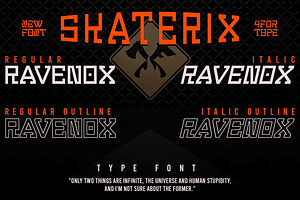 Skaterix - Sport Typeface