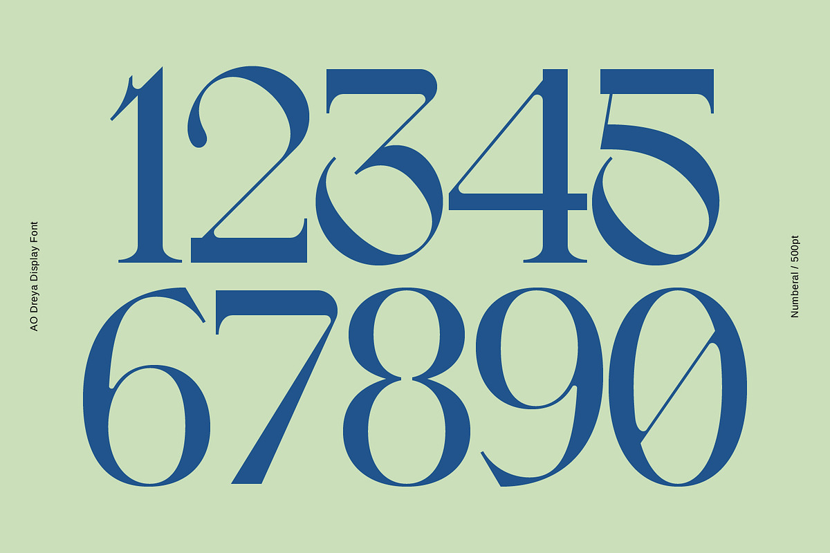AO Dreya - Stylish Serif Font, a Serif Font by OwunStudio (Photo 4 of 15)