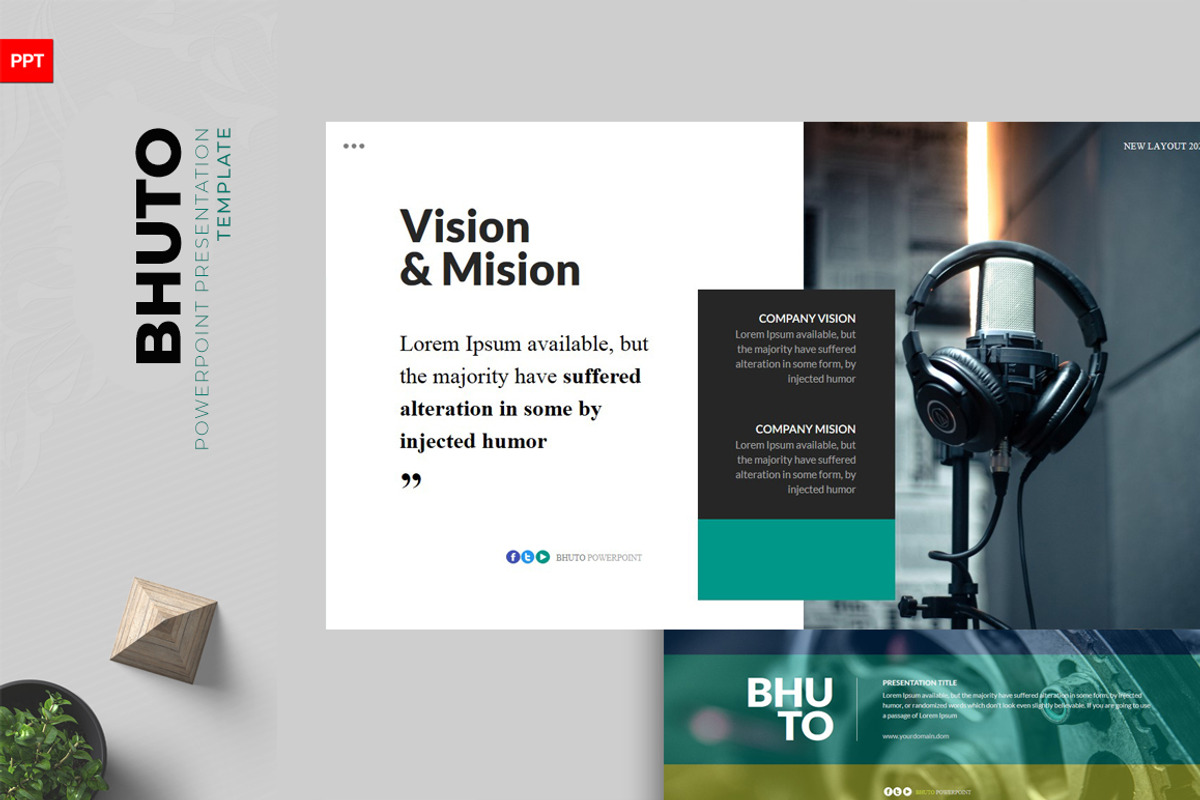 Bhuto Powerpoint Template, a Presentation Template by Dedijuniadi (Photo 3 of 5)