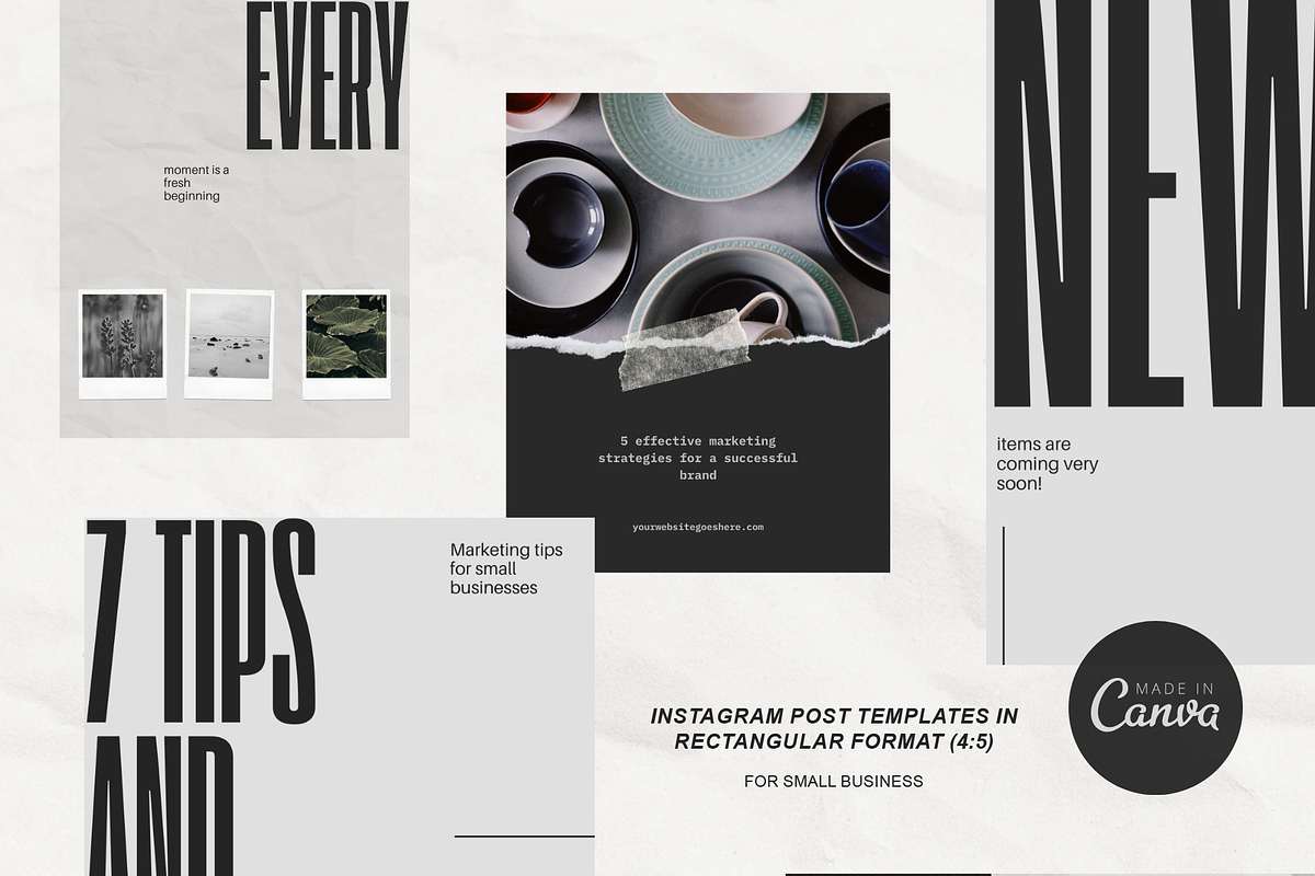 New Instagram Format Canva BUNDLE v1, a Social Media Template by CreativeFolks (Photo 6 of 11)