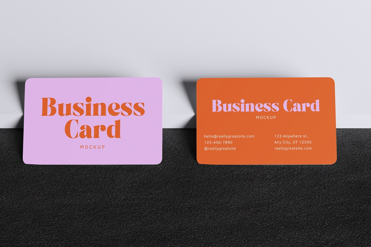 Business Card Mockup, an Advertising Mockup by HanaSaka_Studio (Photo 3 of 5)