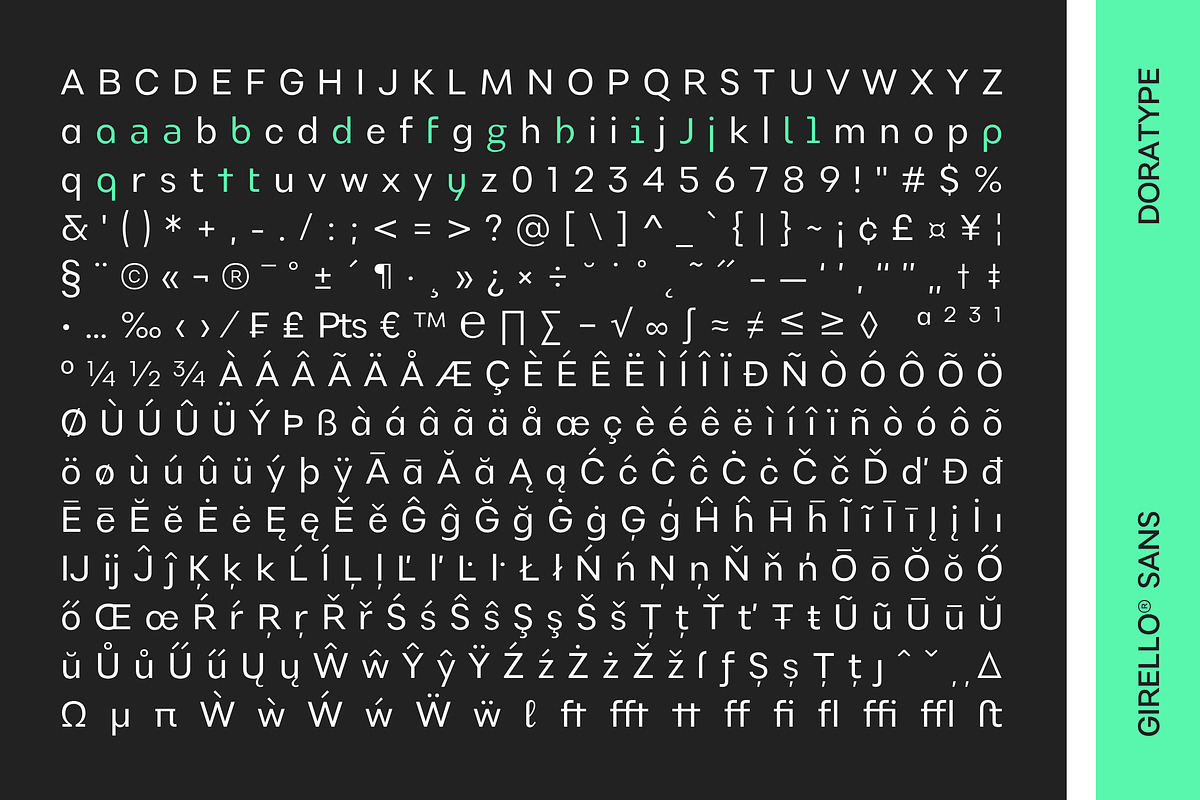 Girello, a Sans Serif Font by Dora Typefoundry (Photo 10 of 10)