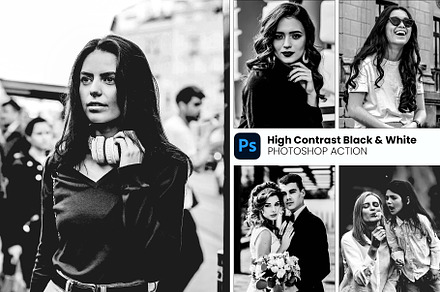 High Contrast Black & White, an Action Add-On by MRI STUDIO