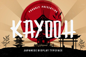 Kayooh Japanese Business Font