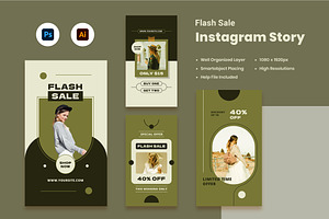 Flash Sale Instagram Stories