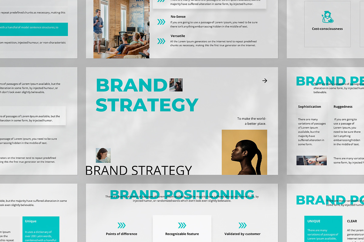 Brand Strategy PowerPoint Template, a Presentation Template by Gaize (Photo 1 of 14)