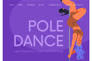 Pole dance classes, web backgrounds, a Background Graphic by Good Studio (Thumbnail 5 of 9)