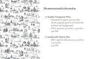 Santa Toile de Jouy Pattern, a Background Graphic by Hughes Studio (Thumbnail 6 of 7)