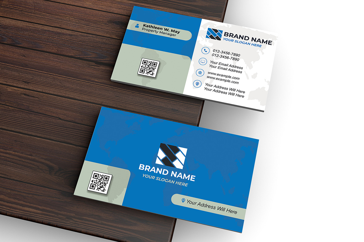 Editable Business Card PSD preview 3