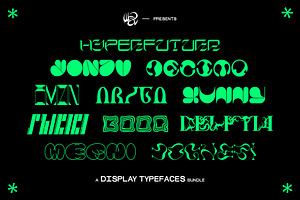 DISPLAY TYPEFACES MEGAPACK 1