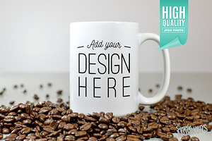 11oz Mug Mockup - 1 Sided