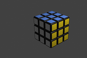 Rubik Cube 3D with 360 Animation, an Object 3D Model by muttstudio