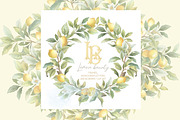 Lemon Watercolor Amalfi Collection, a Decorative Illustration by WonderWonder (Thumbnail 6 of 18)