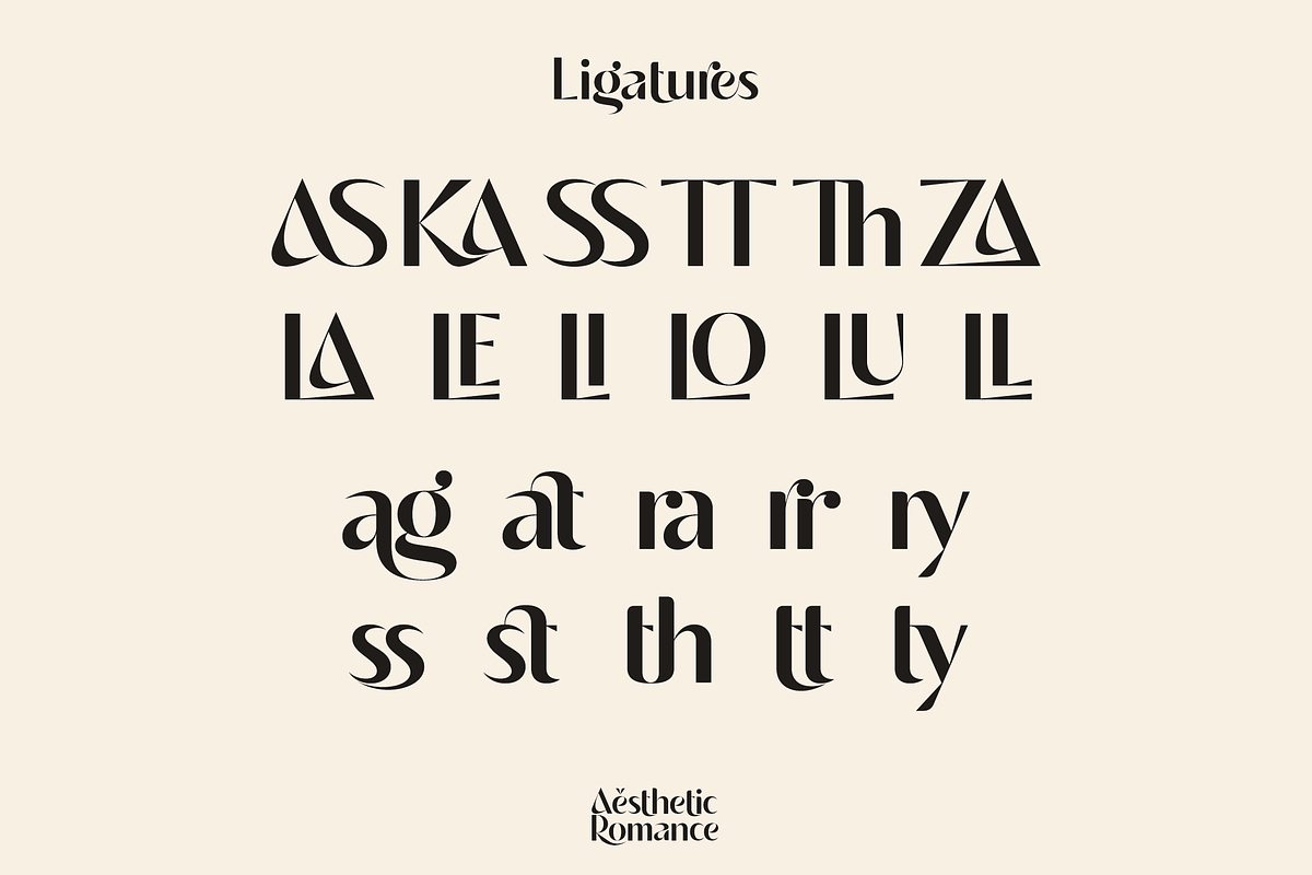 Aesthetic Romance, a Sans Serif Font by Sign Studio (Photo 10 of 16)
