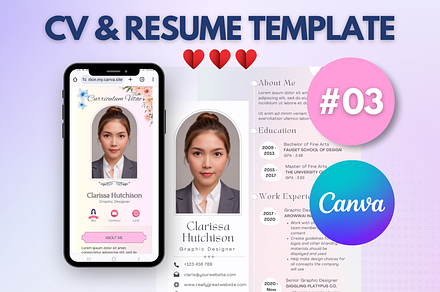 StarCV Pro-03|Canva Resume Template, a Landing Page Template by Omaikraf Studio