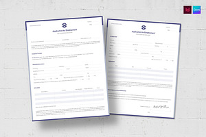 Employee Personal Information Form, a Stationery Template by BrandPacks