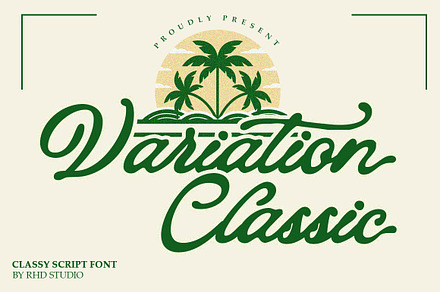 Variation Classic, a Script Font by StudioRhd