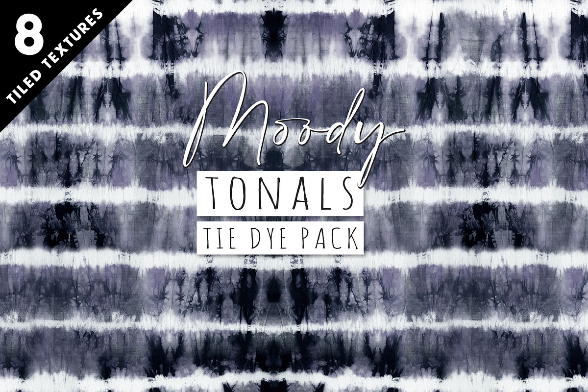 Moody Tonals Tie Dye Pack, a Pattern Graphic by Lindy_doodle (Photo 1 of 10)