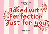 Vanilla Cupcake Food Creative Font, a Sans Serif Font by Rasio Studio (Thumbnail 3 of 8)