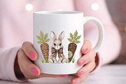 Coquette Easter Leopard Bunny PNG, an Illustration by Black Bird Studio (Thumbnail 2 of 3)