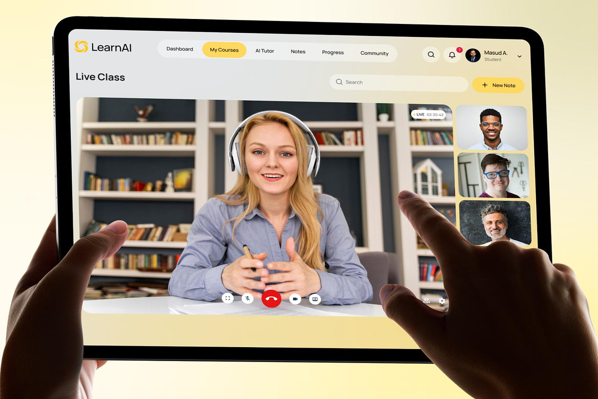 AI Online Learning Platform UI Kit, an UI Kit Template by Lumina_ui_ux202 (Photo 5 of 8)