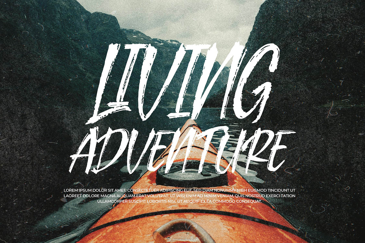 Thevalo Brush | Brush Script Font, a Script Font by Denustudios (Photo 7 of 14)