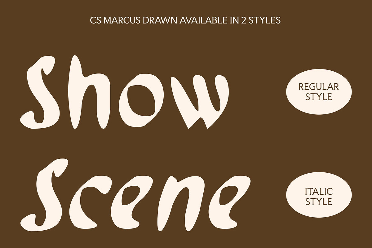 CS Marcus Drawn, a Sans Serif Font by Craft Supply Co. (Photo 6 of 8)