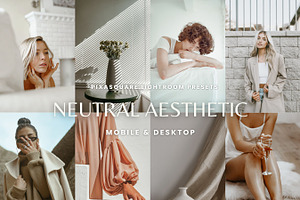 Neutral Aesthetic Lightroom Presets