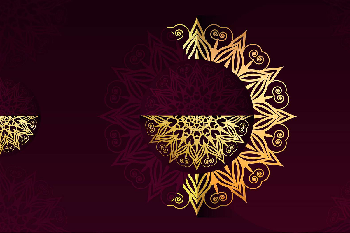 560+ Mandala Design Mega Collection, a Decorative Illustration by NJ Himel (Photo 248 of 289)
