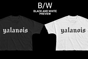 DISTRESSED BOXY T-SHIRT MOCKUP, a Shirt Mockup by yalanois (Thumbnail 2 of 5)