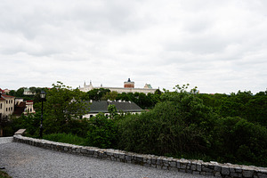 View of Lublin Castle and the historic old town skyline in Lublin, Poland from, a Photo by AS photostudio