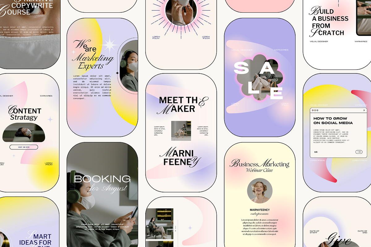 Retro Instagram Story Pack, a Social Media Template by marmaries (Photo 5 of 5)
