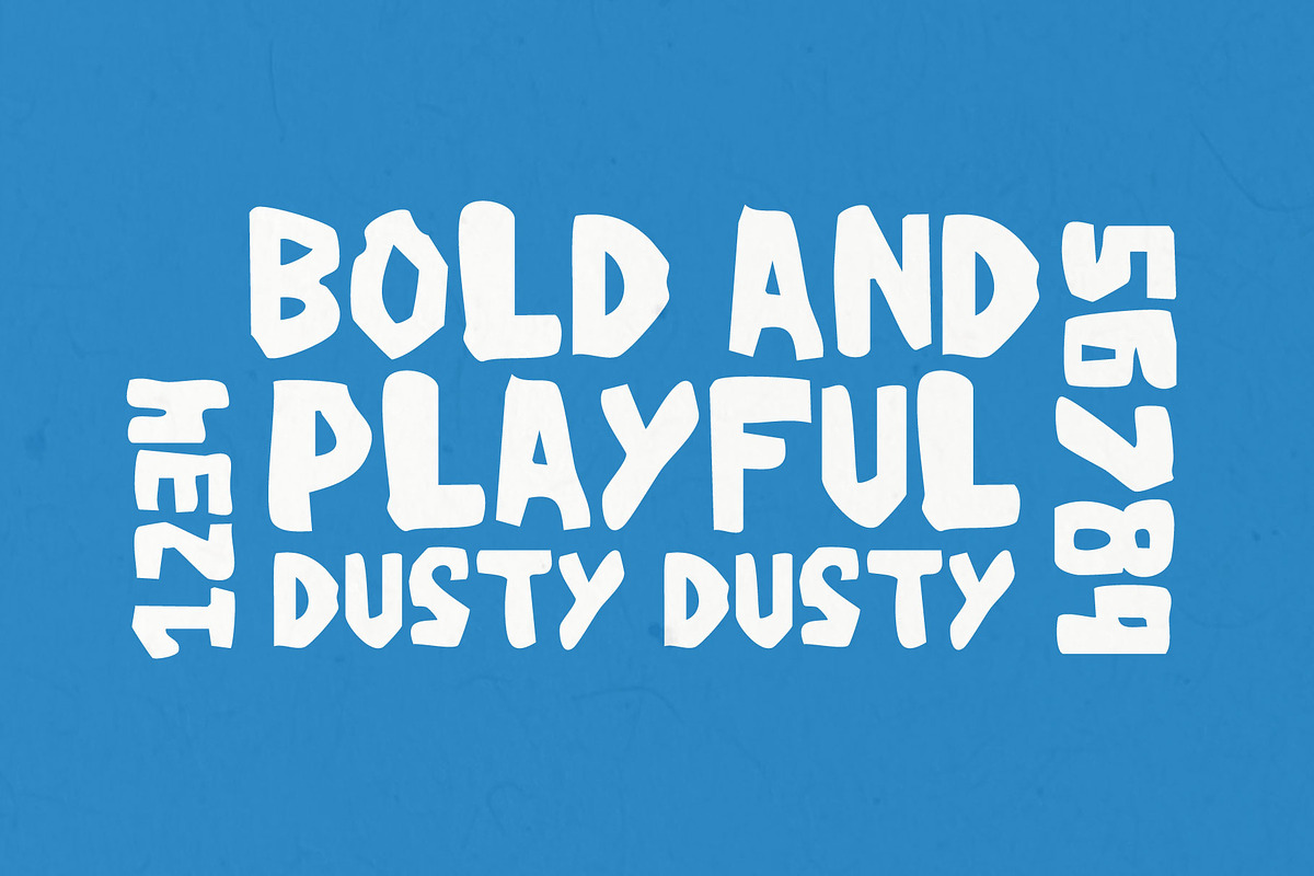 Dusty Dusty | Hand Drawn font, a Handwritten Font by Supersimbo © (Photo 3 of 7)