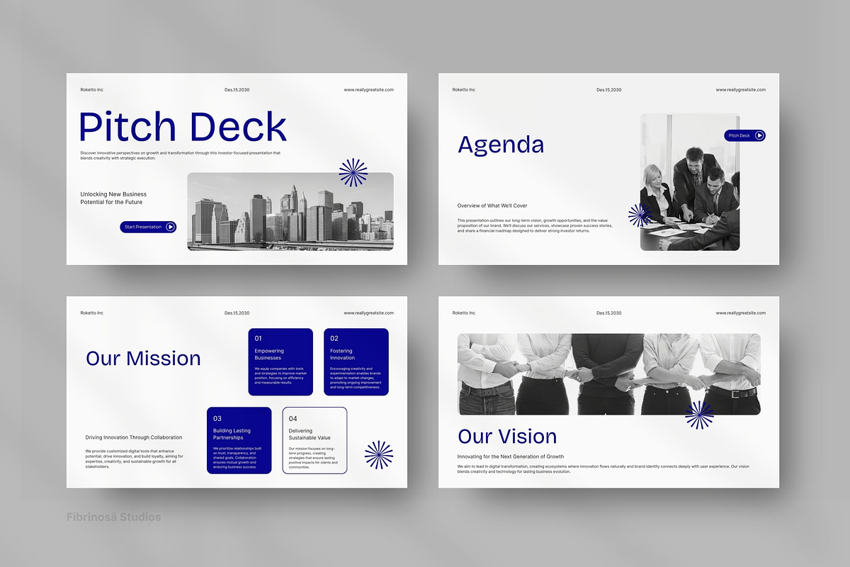 Modern Corporate Pitch Deck preview 4