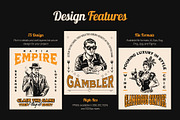 Vintage Casino Vector Illustration, a Person Illustration by Creative Stall (Thumbnail 2 of 9)